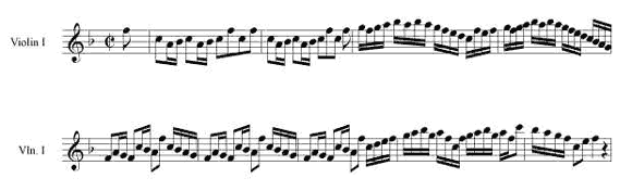 BWV 1047 Example 1