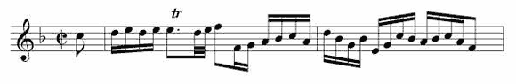 BWV 1047 Example 2