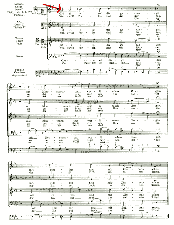 BWV 140 Example 1